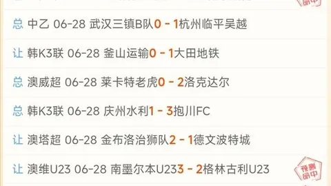 2026年澳足总攻略：12战10胜，王牌战队信心满满